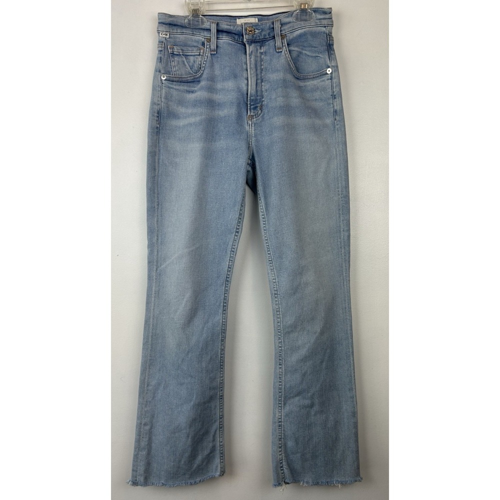 Citizens Of Humanity Jeans Woman 25 Blue Premium Vintage Isola High Rise Raw Hem